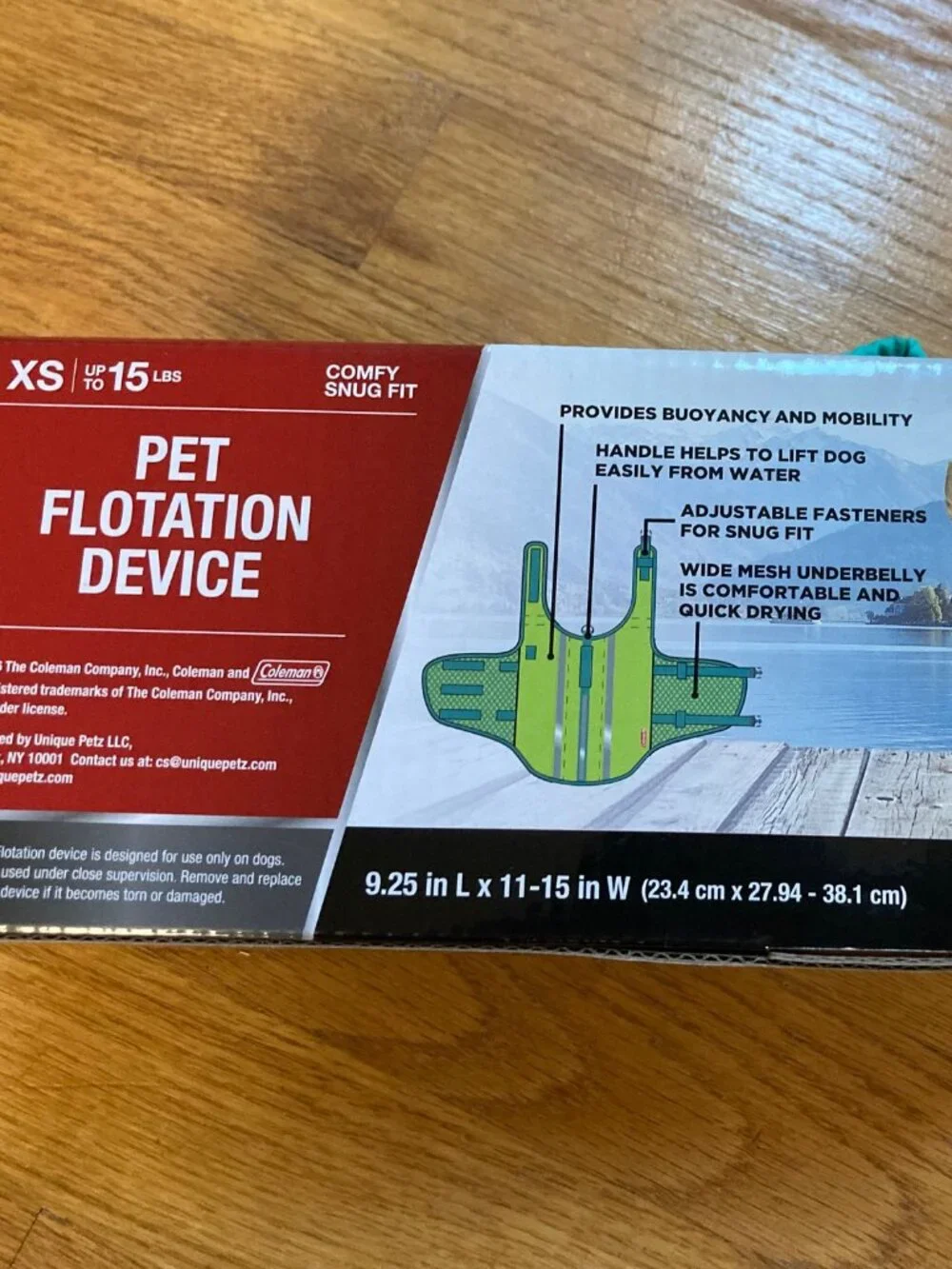 Coleman Pet Floatation Device